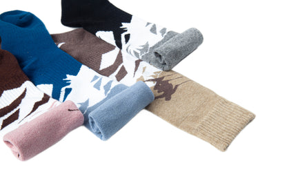 Ski & Snowboard Socks, 2 Pairs (Gray & Black)