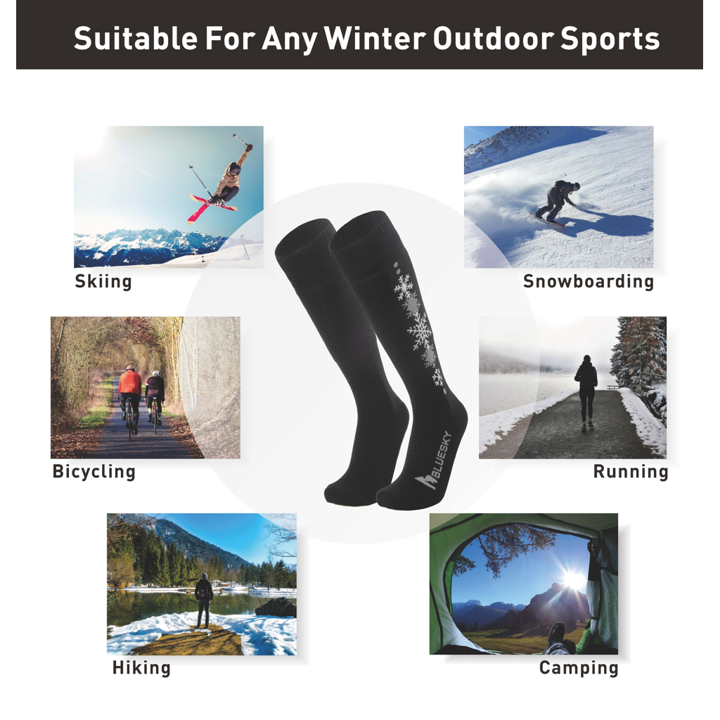 Ski & Snowboard Socks (Black)