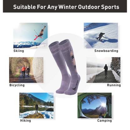 Ski & Snowboard Socks (Purple)