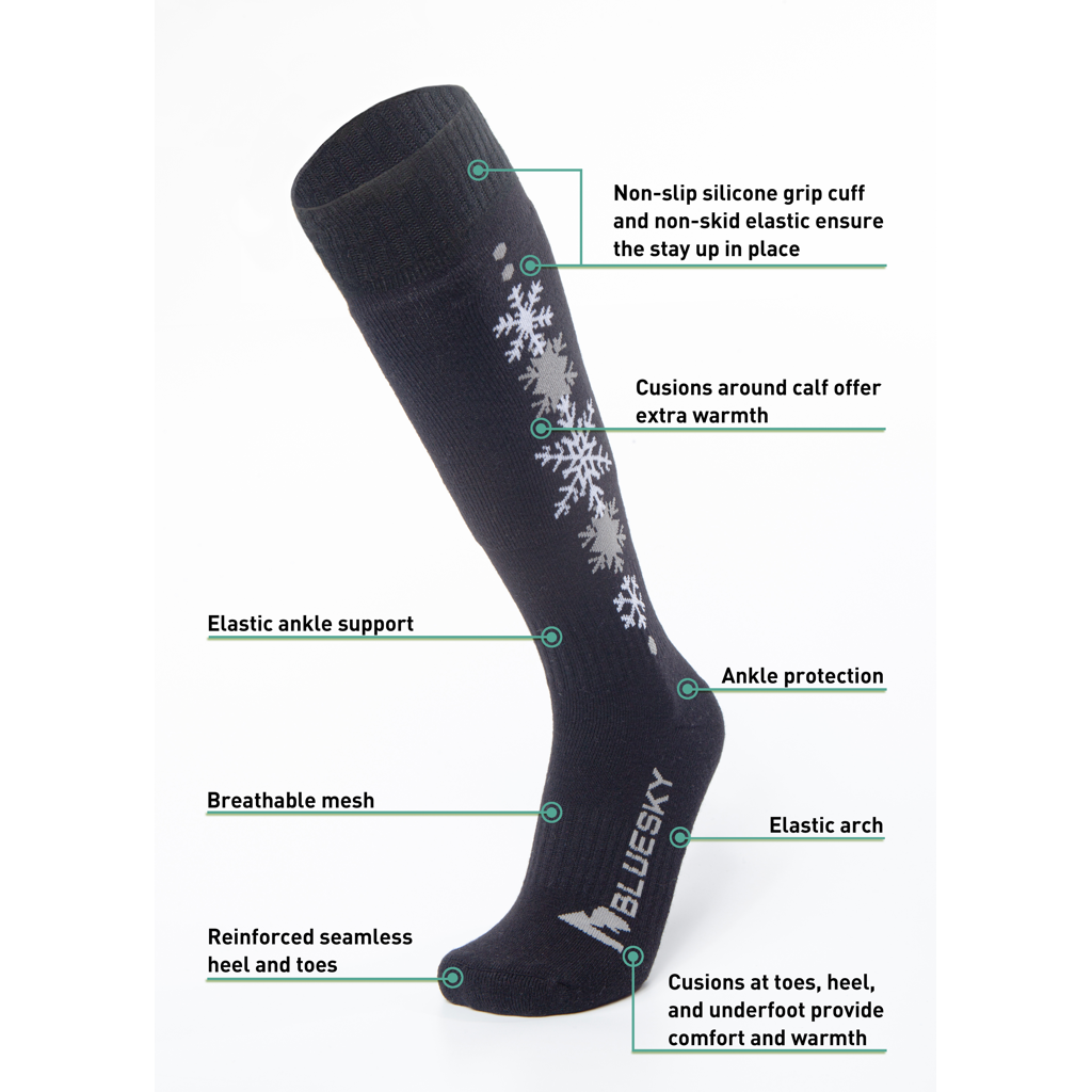 Ski & Snowboard Socks (Black)